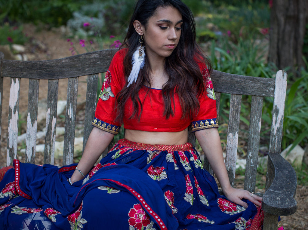 White bohemian earring