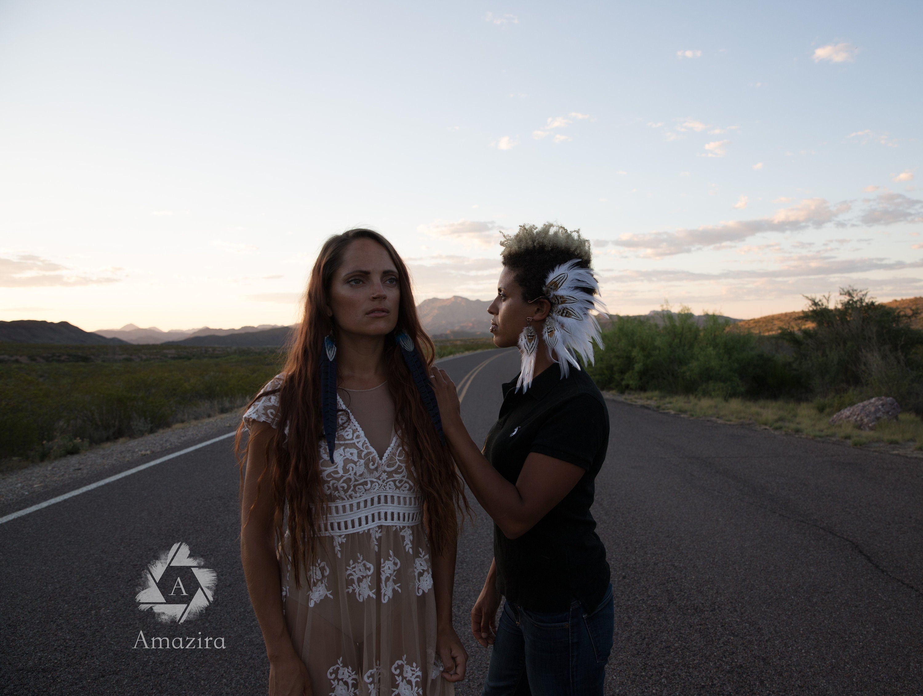 Natural Bridal statement headpiece