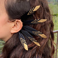 Choose your colour, Feather ear wrap