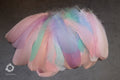 100 FEATHERS! CLEARANCE Last Chance! Baby colour feathers, Nagori goose feathers, Unicorn, 7-12 CM , 3-5 inches, blue, pink, purple, white