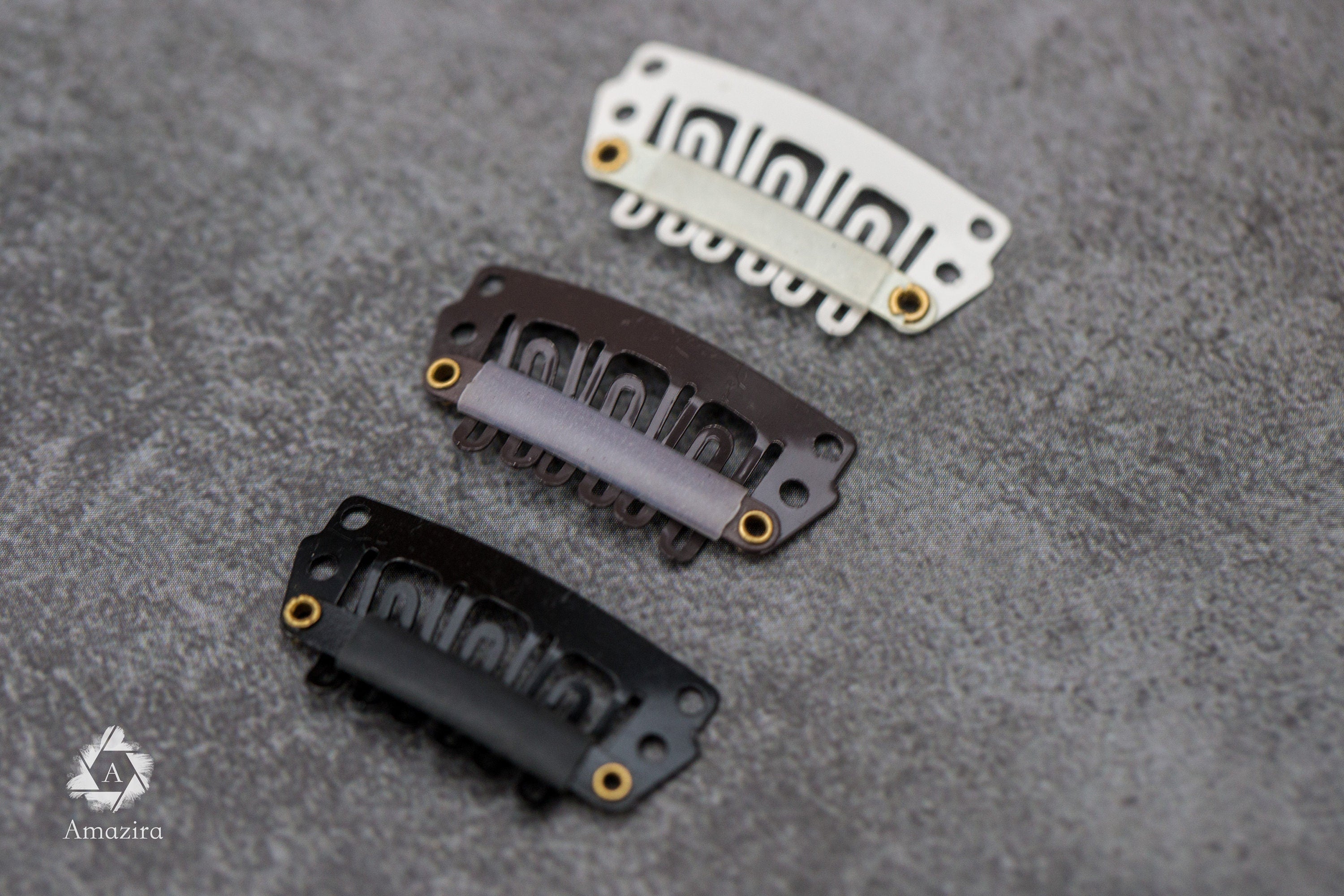 Hair extension clips, 3 cm - 1 inch findings