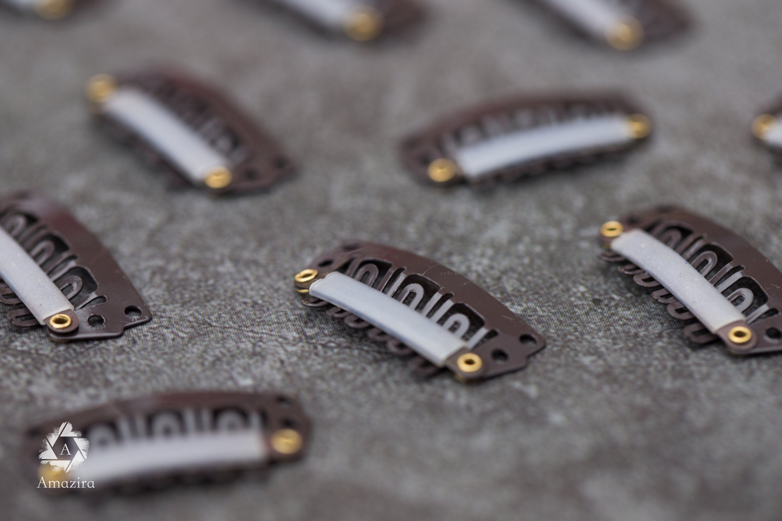 Hair extension clips, 3 cm - 1 inch findings