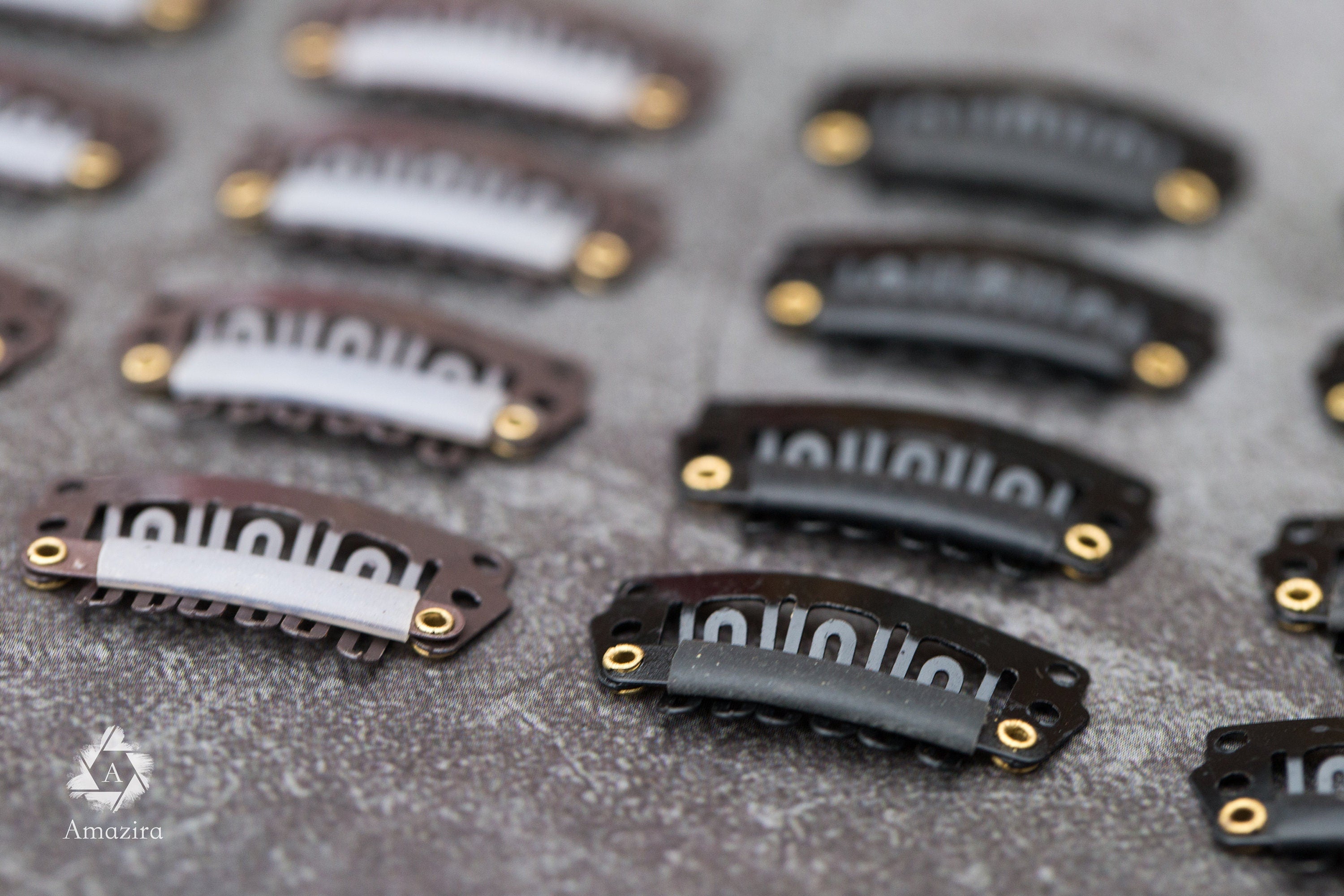 Hair extension clips, 3 cm - 1 inch findings