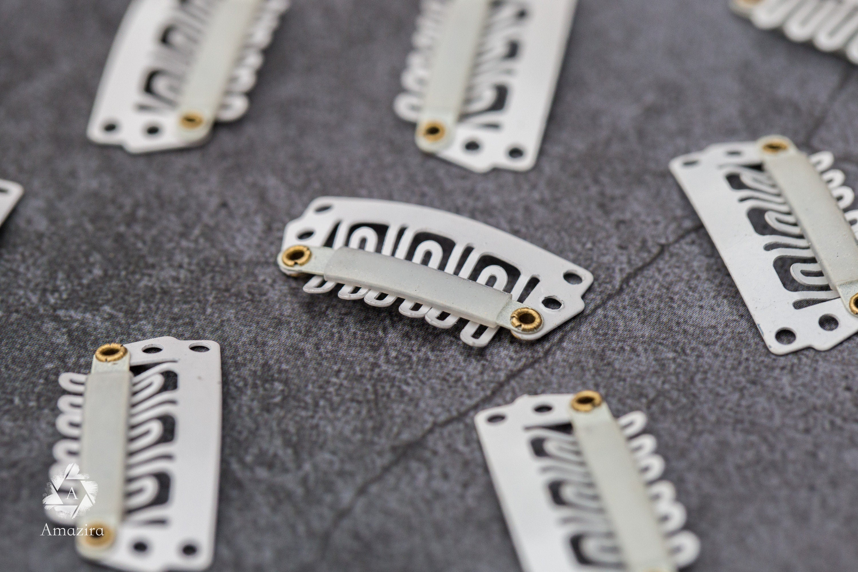 Hair extension clips, 3 cm - 1 inch findings