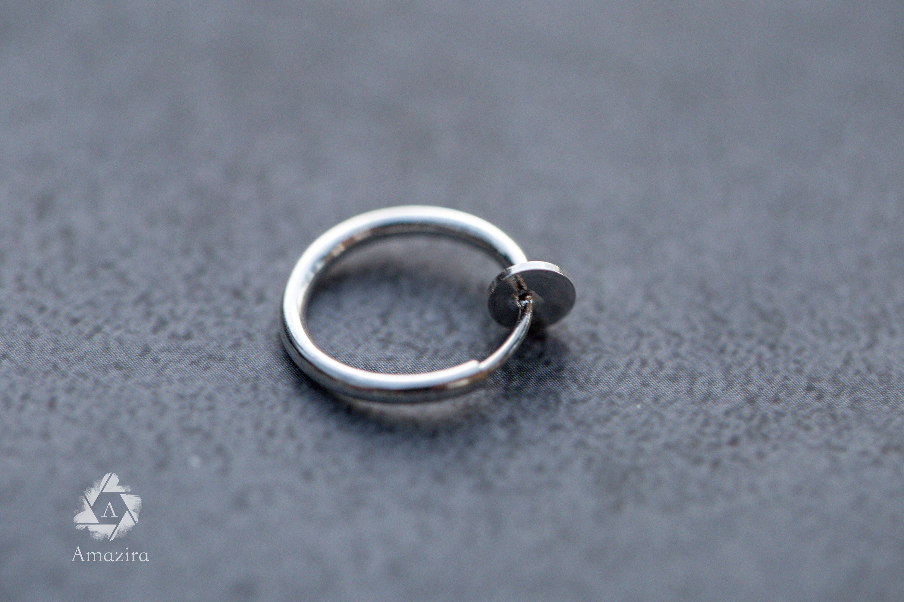 Bulk mini steel fake earrings hoops findings