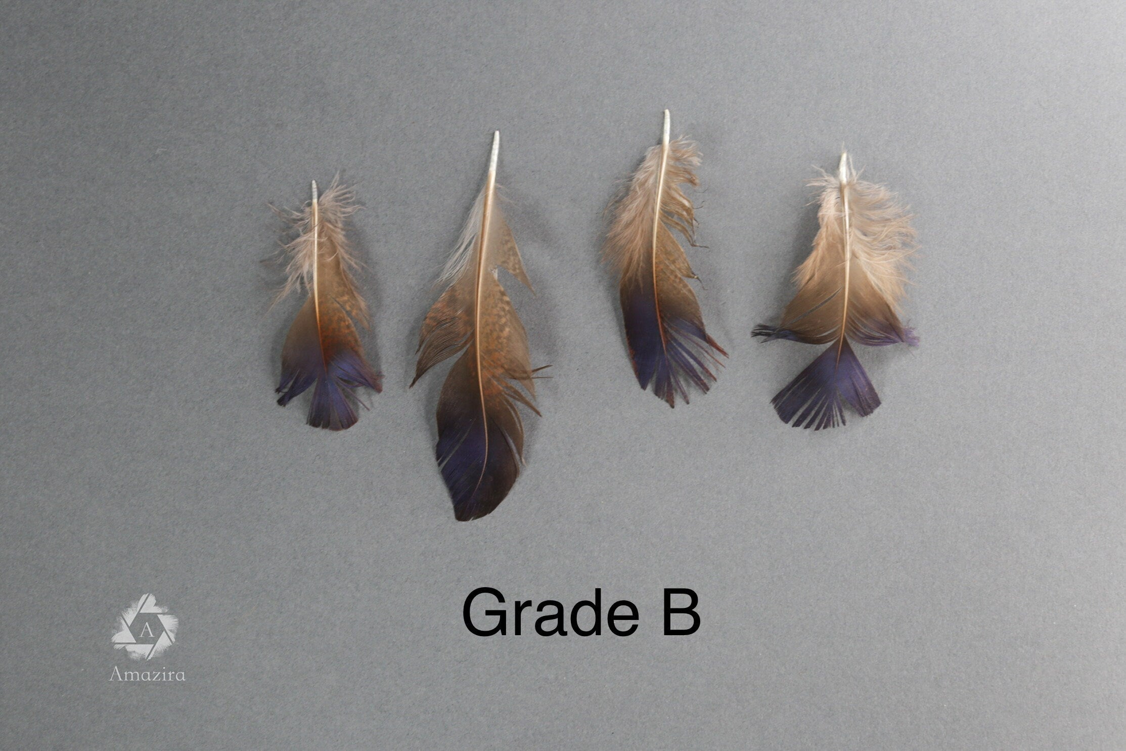 Rare Natural bronze feathers 5-7 cm, 2-3 inches