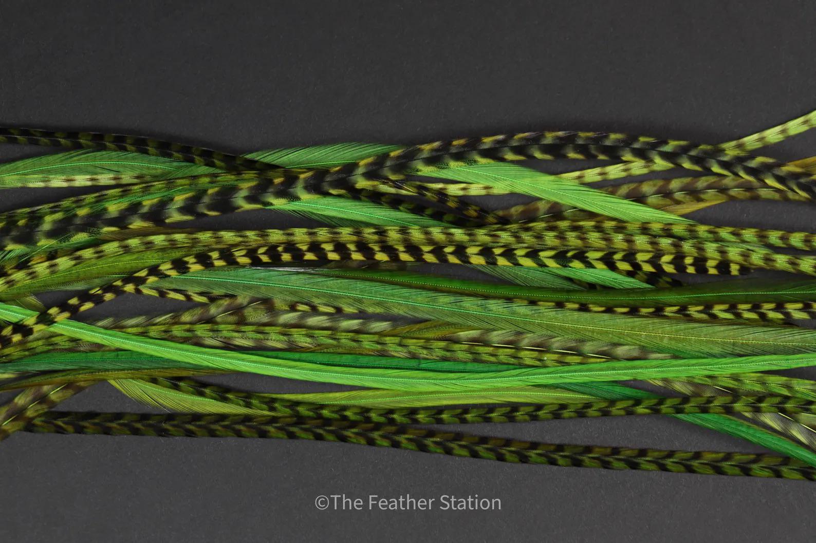 5 Green hair extension kit, 20-25 cm / 9-11''