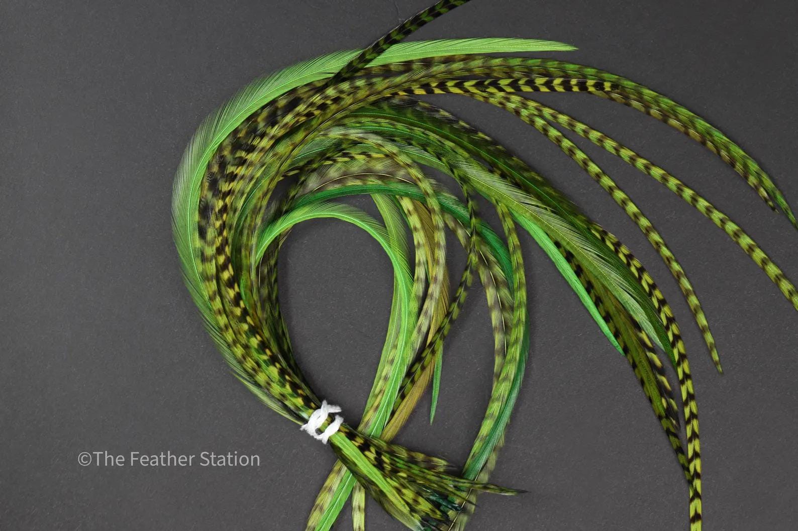 5 Green hair extension kit, 20-25 cm / 9-11''
