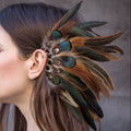 Show costume feather ear cuff