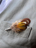 Feather Hat pin & Boutonniere