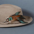 Unique boho trilby accessory