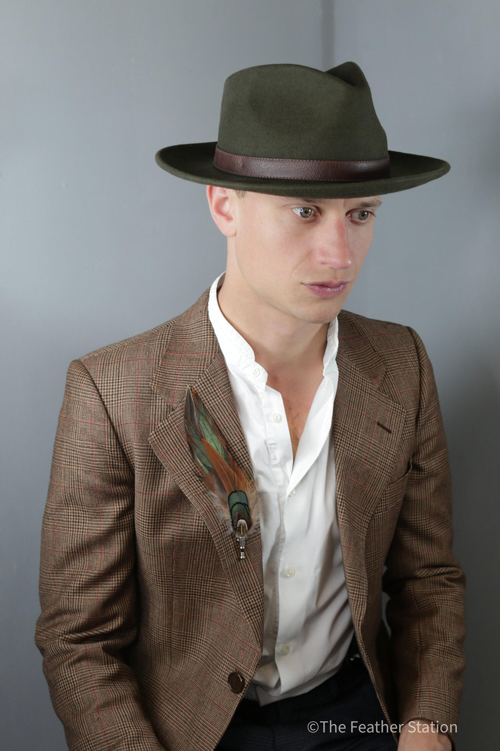 Unique boho trilby accessory