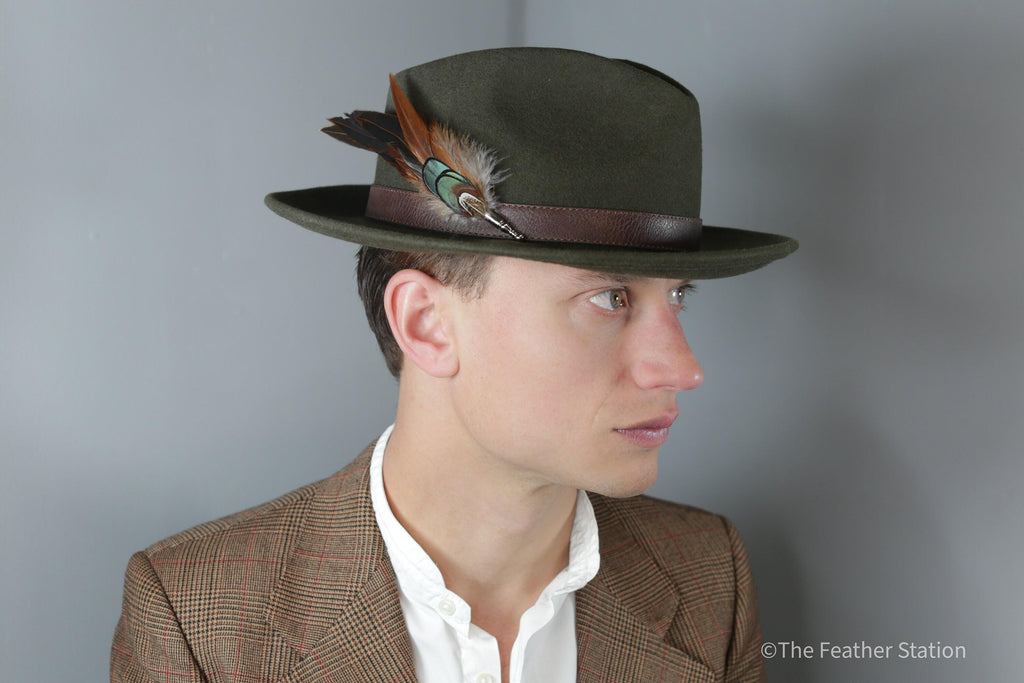 Unique boho trilby accessory