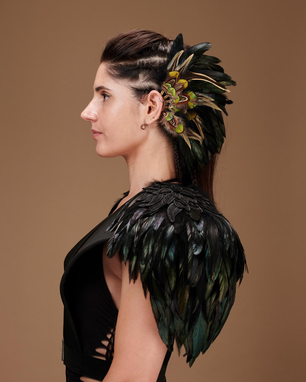 Black fantasy dark wings