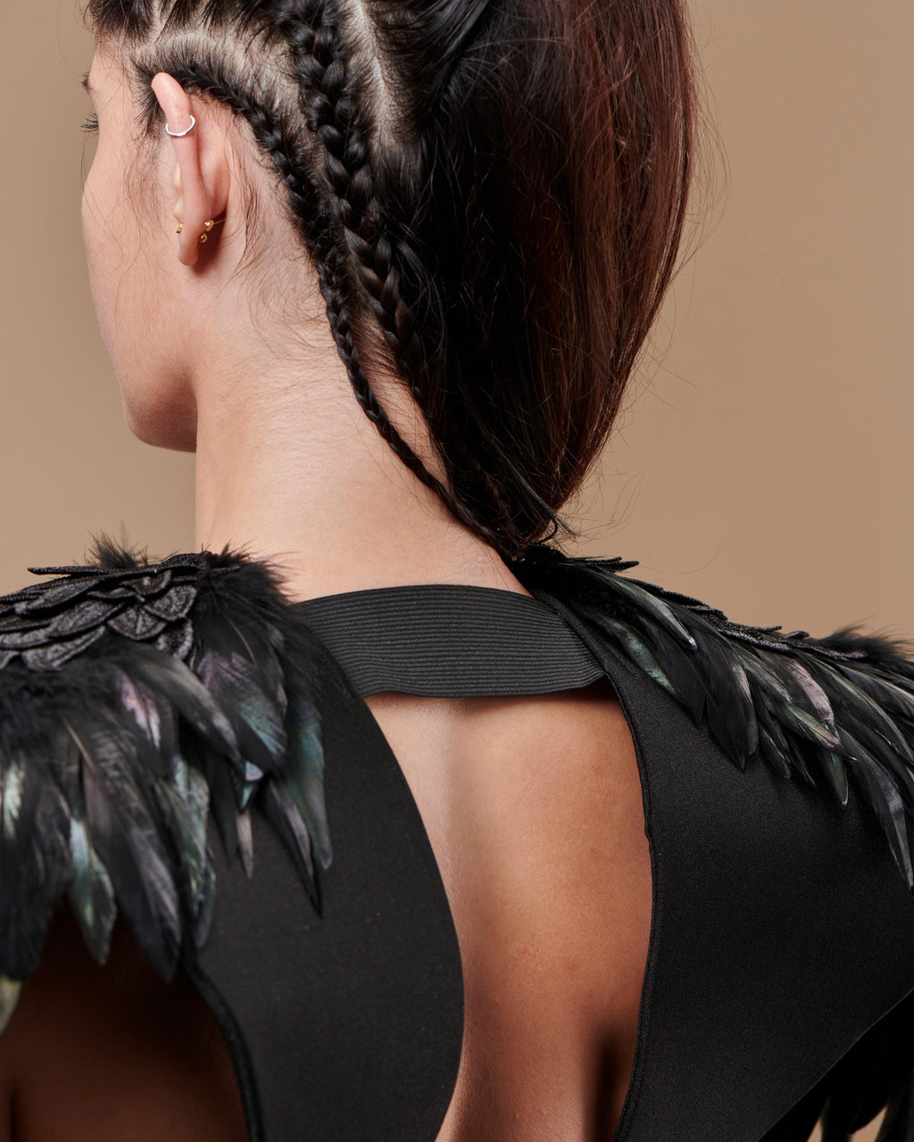 Black fantasy dark wings