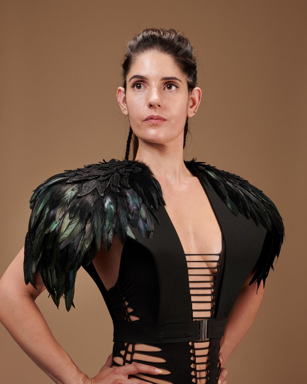 Black fantasy dark wings