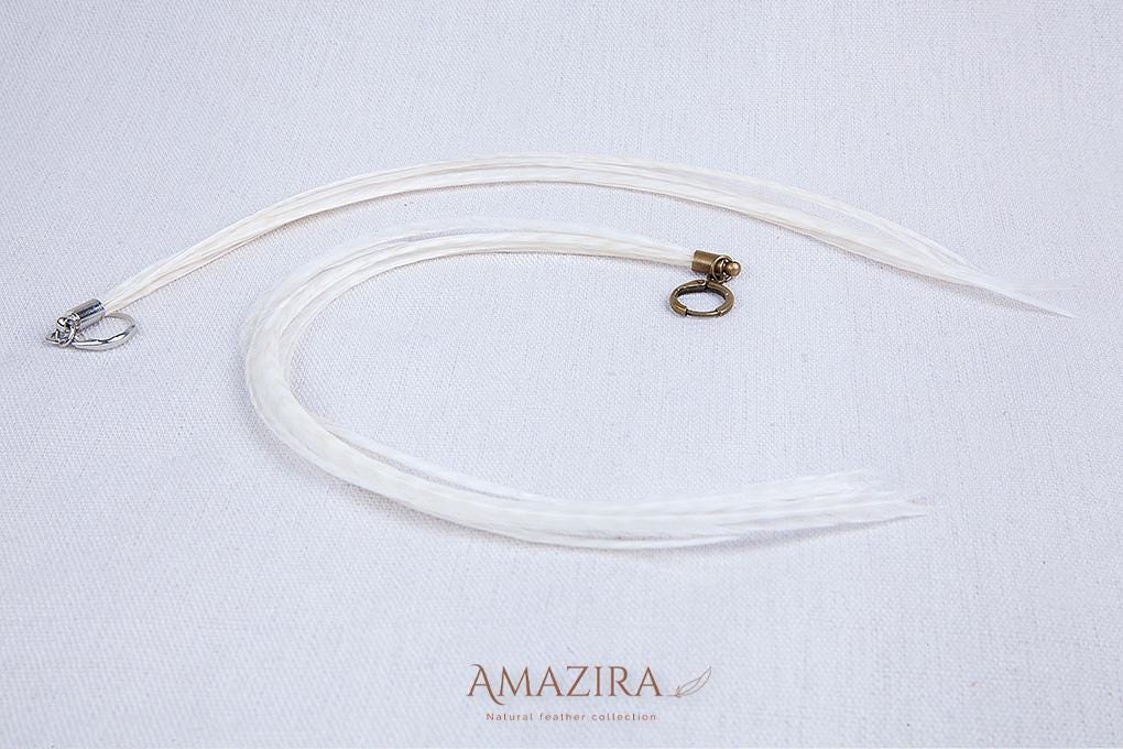 Natural minimalist dangle drop earring
