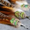 Extra long statement earrings - Image 2