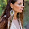 Extra long statement earrings - Image 9