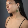 Mini peacock earrings - Image 3