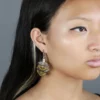 Mini peacock earrings - Image 2