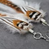 Ginger white owl earrings - Image 9